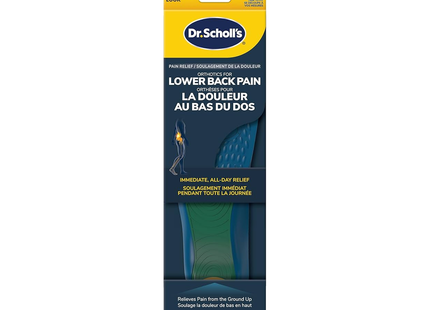 Dr Scholl's - Pain Relief Orthotics for Lower Back pain Men's 8 - 13 | 1 Pair