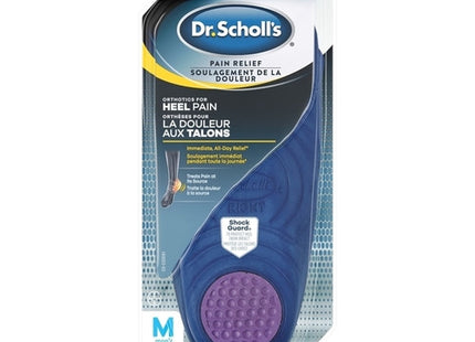 Dr. Scholl's - Soulagement de la douleur - Orthèses pour douleurs au talon - Convient aux tailles hommes 8 à 12 | 1 paire