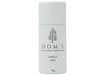 Dom's Naturals - Déodorant en stick vanille-menthe | 75 g