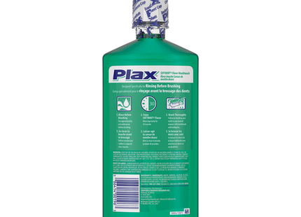 Plax Rinçage avant le brossage du rince-bouche - Softmint | 710 ml