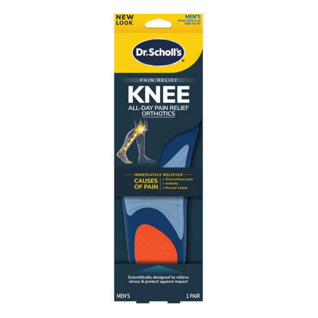 Dr Scholl's - Pain Relief Orthotics for Knee Pain Men's 8 - 14 | 1 Pair