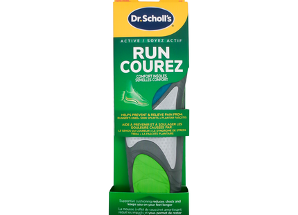 Dr. Scholl's - Active Run Insoles Women Sizes 6-10 | 1 Pair