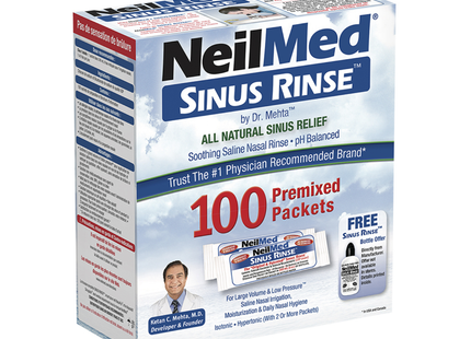 NeilMed -  Sinus Relief Rinse | 100 Premixed Packets