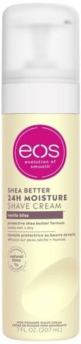 EOS - Crème à raser hydratante 24 heures Shea Better - Parfum Vanilla Bliss | 207 ml