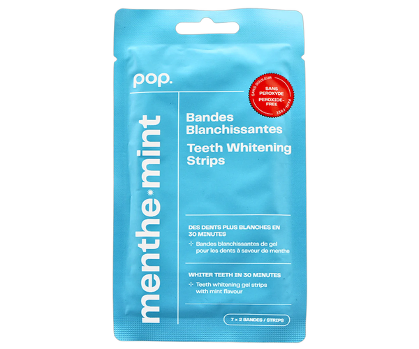 pop - Teeth Whitening Strips, Mint | 7 x 2 Strips – White Cross E-Store