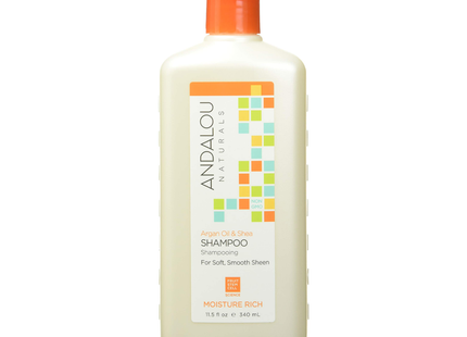 Andalou Naturals - Argan Oil & Shea Shampoo For Soft, Smooth Sheen | 340 mL