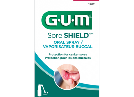GUM - Sore Shield Oral Spray for Canker Sores | 15 mL