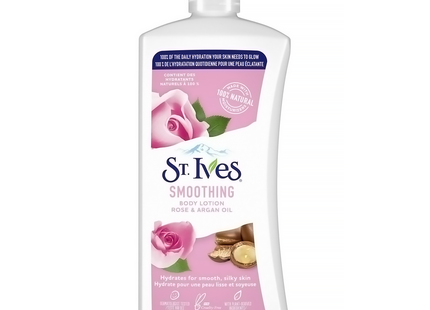 St. Ives - Smoothing Body Lotion - Rose & Argan Oil | 621 mL