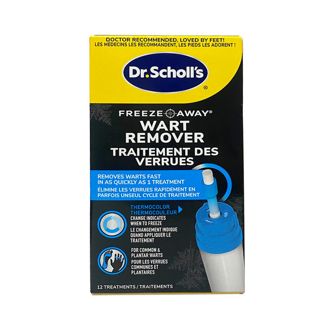Dr Scholl's - Freeze Away Wart Remover for Common & Plantar Warts | 12 Treatments