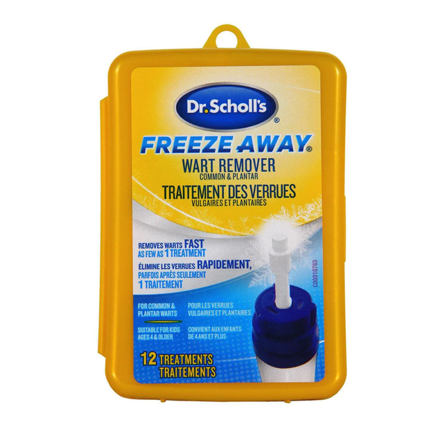 Dr Scholl's - Freeze Away Wart Remover for Common & Plantar Warts | 12 Treatments