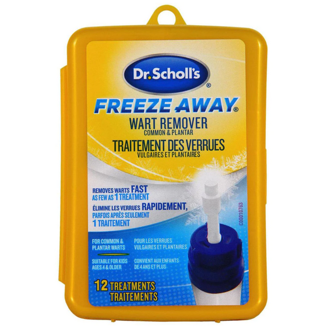 Dr Scholl's - Freeze Away Wart Remover for Common & Plantar Warts | 12 Treatments