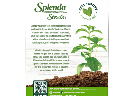 Splenda - Édulcorant Stevia sans calories | 40 paquets