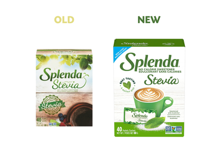 Splenda - Édulcorant Stevia sans calories | 40 paquets