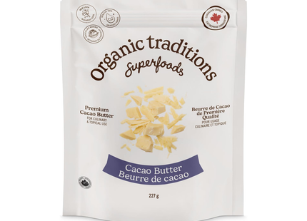 Organic Traditions - Beurre de cacao | 227 g