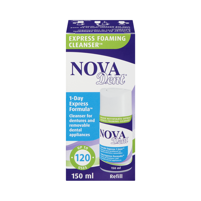 Nova Dent - Express Foaming Cleanser Refill 1-Day Express Formula | 150 mL
