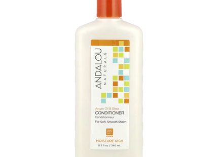 Andalou Naturals - Argan Oil & Shea Conditioner For Soft, Smooth Sheen | 340 mL