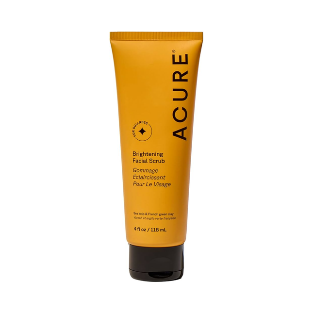Acure - Gommage visage éclaircissant, varech et argile verte française | 118 ml