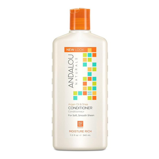 Andalou Naturals - Argan Oil & Shea Conditioner for Soft, Smooth Sheen | 340 ml