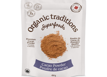 Organic Traditions - Poudre de cacao | 454 g