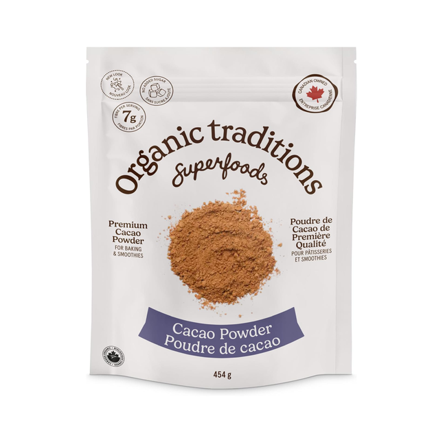 Organic Traditions - Poudre de cacao | 454 g