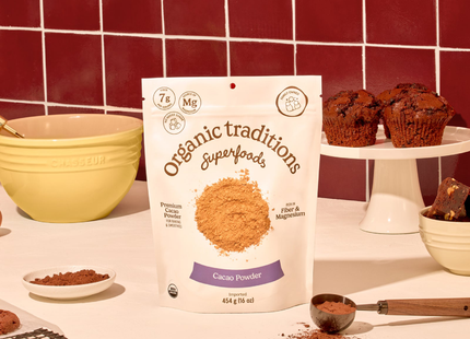 Organic Traditions - Poudre de cacao | 454 g