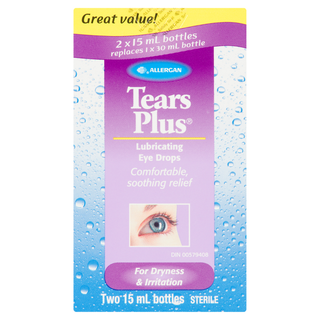 Allergan - Tears Plus Lubricating Eye Drop | 2 x 15 mL