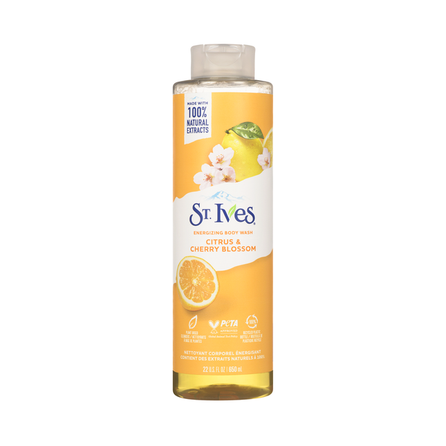 St. Ives - Citrus & Cherry Blossom Energizing Body Wash | 650 mL