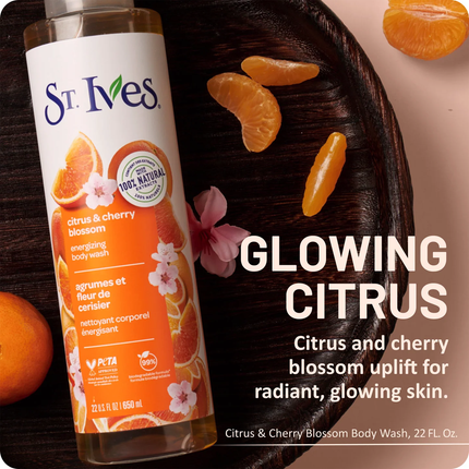 St. Ives - Citrus & Cherry Blossom Energizing Body Wash | 650 mL
