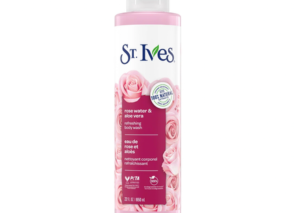 St. Ives - Rose Water & Aloe Vera Refreshing Body Wash | 650 mL
