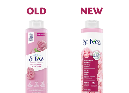 St. Ives - Rose Water & Aloe Vera Refreshing Body Wash | 650 mL