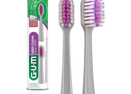 GUM - Deep Clean Sonic Toothbrush Refills - Soft | 2 Pack