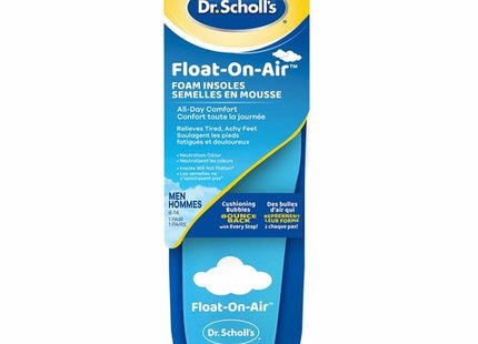 Dr. Scholl's - Float On Air - Foam Insoles - Men's Size 8 - 14 | 1 Pair
