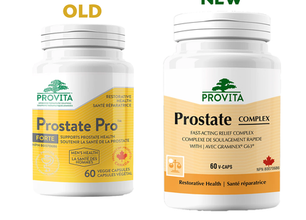 Provita - Prostate Fast-Acting Relief Complex, Restorative Health | 60 v-caps