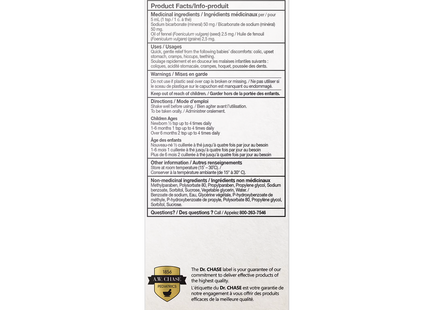 Dr. Chase - Kolik Alcohol-Free Gripe Water | 150 mL