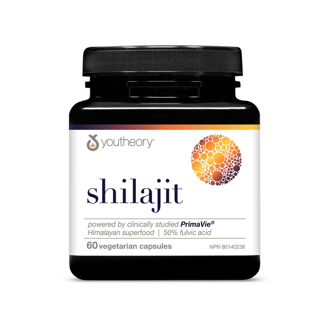 Youtheory - Shilajit 250 mg | 60 Veggie Capsules