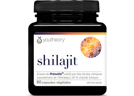 Youtheory - Shilajit 250 mg | 60 Veggie Capsules
