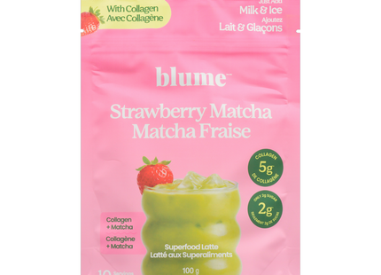 Blume - Superfood Latte, Strawberry Matcha | 100 g