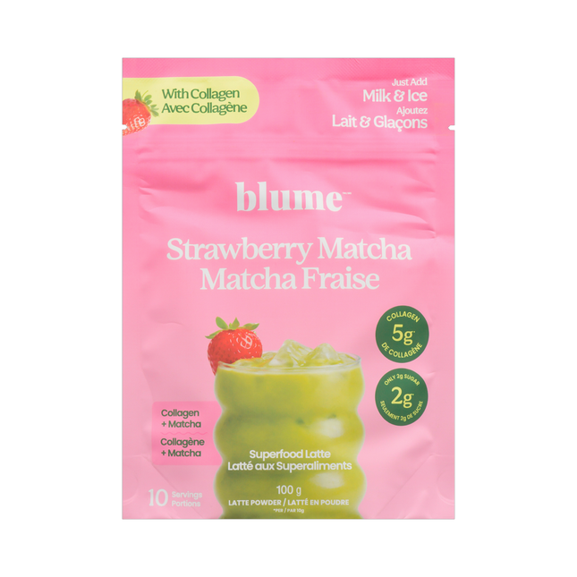 Blume - Superfood Latte, Strawberry Matcha | 100 g