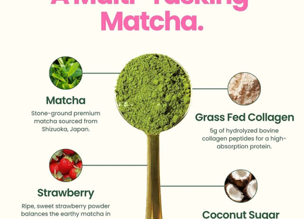 Blume - Superfood Latte, Strawberry Matcha | 100 g