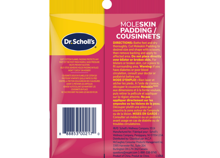 Dr. Scholl's - Moleskin Padding | 2 Sheets