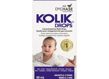 Dr. Chase - Kolik Gouttes Concentrées contre les Gaz | 60 mL