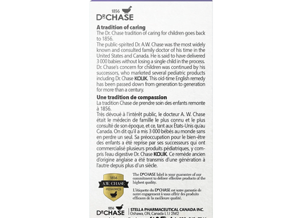Dr. Chase - Kolik Gouttes Concentrées contre les Gaz | 60 mL