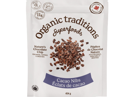 Organic Traditions - Cacao Nibs | 454 g