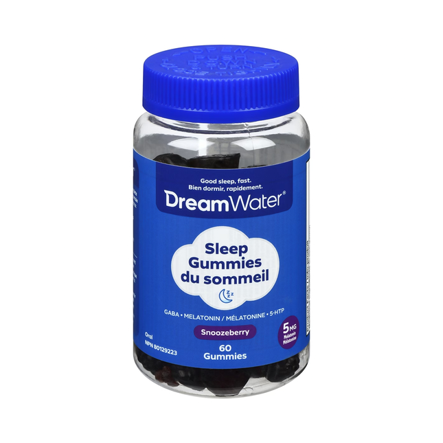 Dream Water - Sleep Gummies with Melatonin 5 mg - Snoozeberry | 60 Gummies