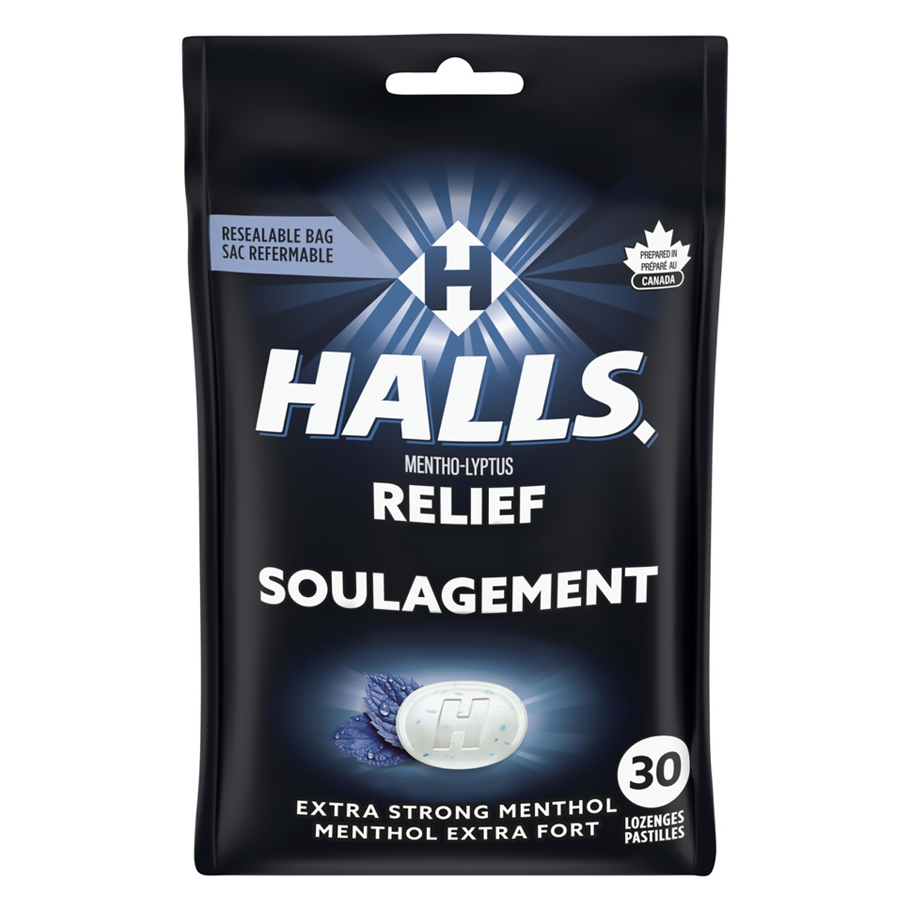 Halls In Store Halls - Extra Strong Menthol | 30 Lozenges – White Cross E-Store