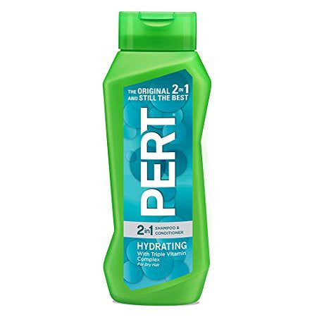 PERT Shampoing et après-shampooing 2 en 1 – Hydratant avec complexe triple vitamine pour cheveux secs | 500 ml