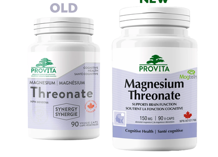 Provita - Magnesium Threonate, Supports Brain Function | 90 v-caps