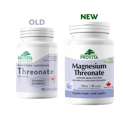 Provita - Magnesium Threonate, Supports Brain Function | 90 v-caps