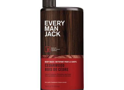 Every Man Jack - Gel douche, Bois de cèdre | 500 ml