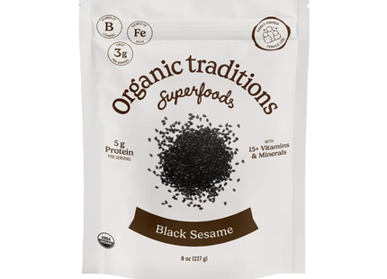 Organic Traditions - Black Sesame Seeds | 227 g